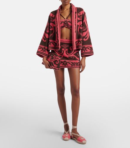 Brassière en coton à motif jacquard - Valentino - Modalova