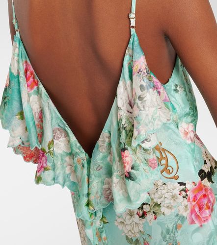 Robe nuisette à imprimé et volants - Camilla - Modalova