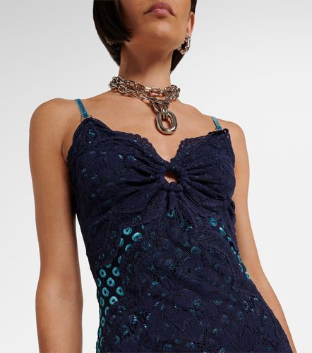 Rabanne Robe longue en dentelle - Rabanne - Modalova
