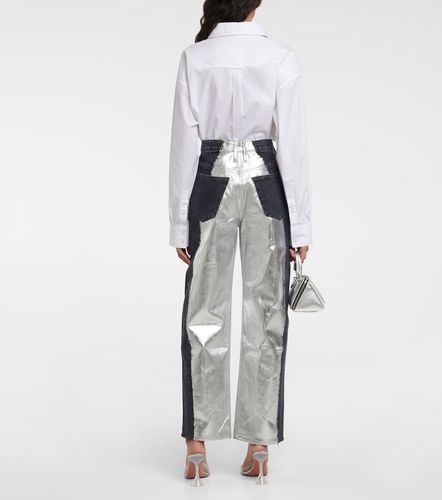 Jean droit Pieced à taille mi-haute - Frame - Modalova