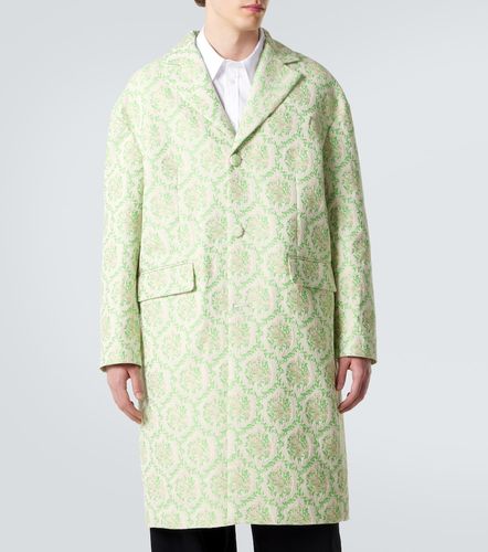 Manteau en jacquard de coton mélangé à fleurs - Simone Rocha - Modalova