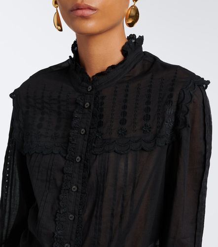 Blouse Lonzie en coton à broderies - Marant Etoile - Modalova