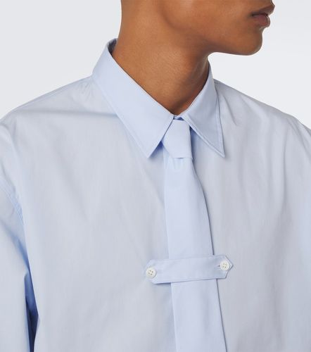 Chemise en popeline de coton à cravate - Dries Van Noten - Modalova