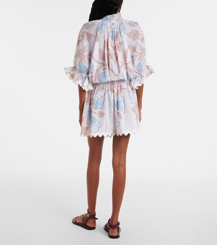 Robe chemise imprimée en coton - Juliet Dunn - Modalova