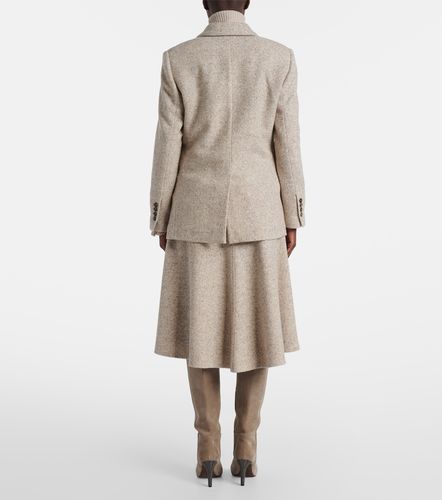 Blazer en laine et soie mélangées - Brunello Cucinelli - Modalova