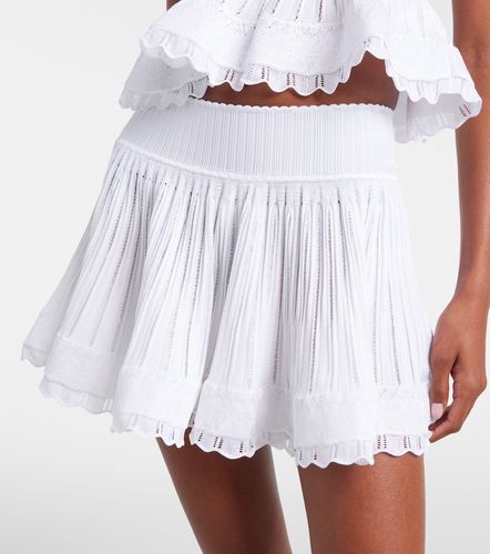 Alaïa Mini-jupe en maille - Alaia - Modalova