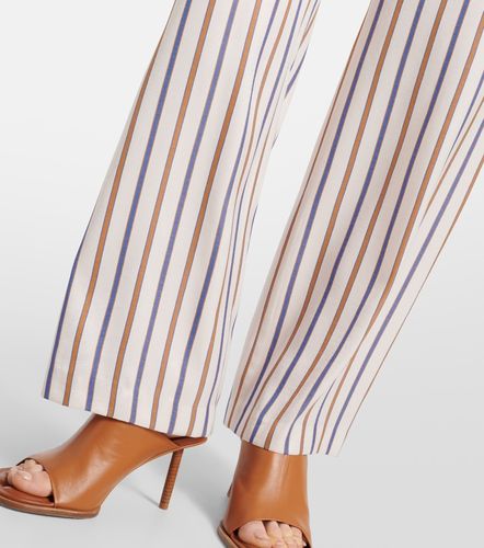 Pantalon ample Grigore rayé en sergé - Veronica Beard - Modalova