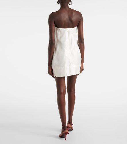 Staud Robe Lidia en satin de soie - Staud - Modalova