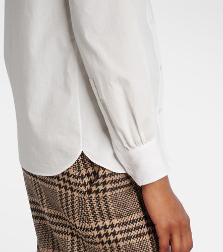Blouse en coton et dentelle - Saint Laurent - Modalova