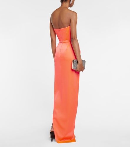 Robe longue Harland en crêpe de satin - Alex Perry - Modalova