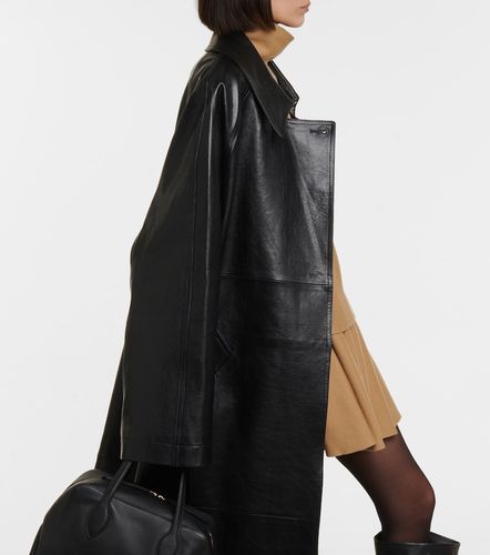 Trench-coat Minnie oversize en cuir - Khaite - Modalova