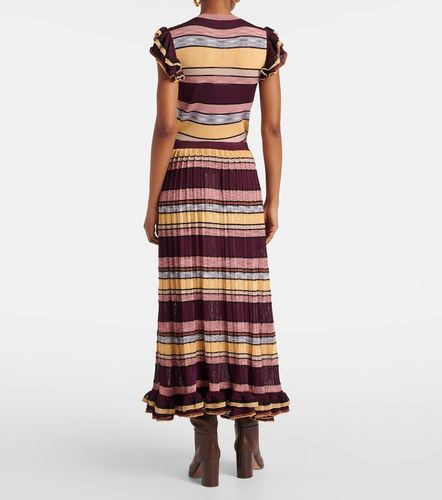 Jupe midi Seraphine rayée - Ulla Johnson - Modalova