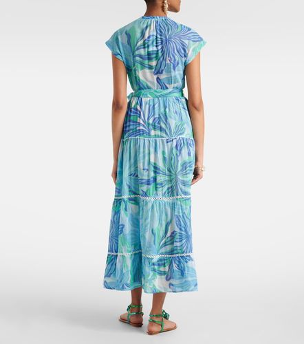 Robe longue Kora imprimée en coton - Poupette St Barth - Modalova