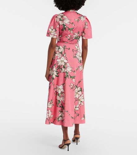 Robe chemise Bianca en coton à fleurs - Leo Lin - Modalova