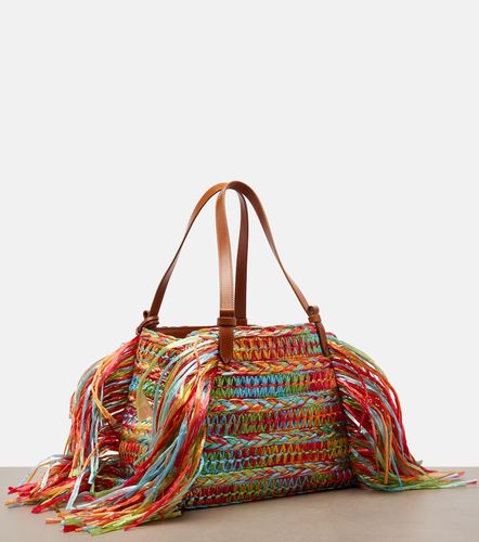Cabas Trancoso en raphia à franges - Aquazzura - Modalova