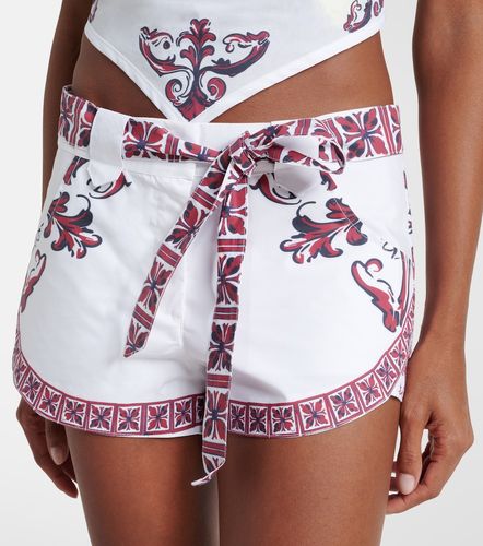 Short Lavanda en coton à imprimé - Bananhot - Modalova