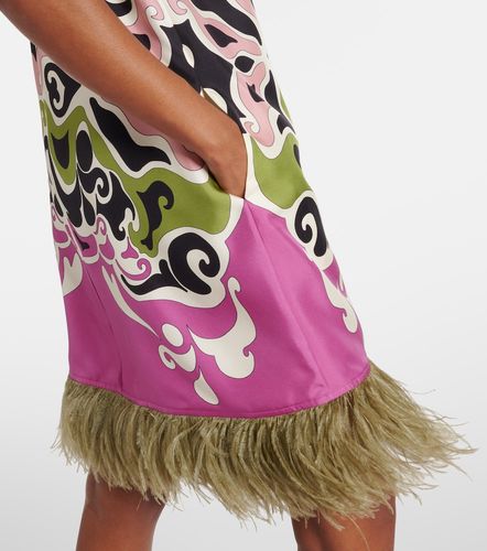 Robe Mini Swing à plumes - La DoubleJ - Modalova