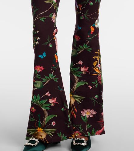 Pantalon flare Meditation en coton mélangé - La DoubleJ - Modalova