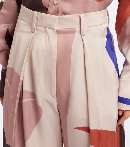 Pantalon ample à imprimé - Victoria Beckham - Modalova