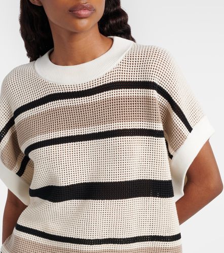 Top rayé en coton - Brunello Cucinelli - Modalova