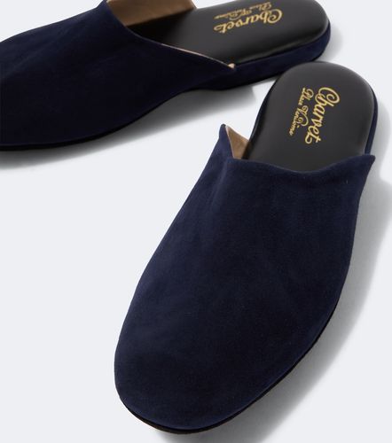 Slippers en daim doublés de cuir - Charvet - Modalova