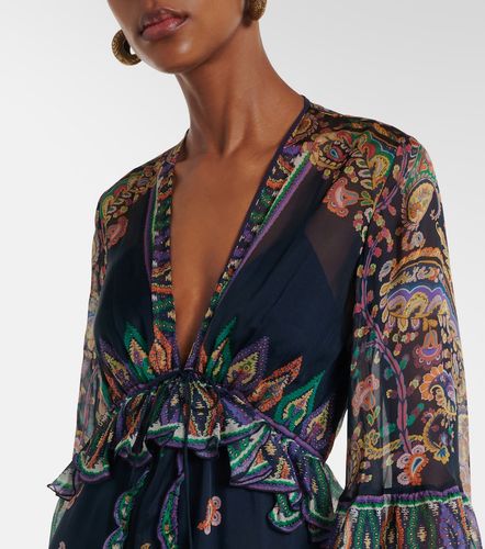 Robe en soie à motif cachemire - Etro - Modalova