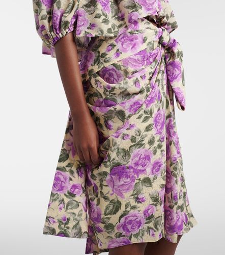 Chloé Jupe midi en soie à fleurs - Chloe - Modalova