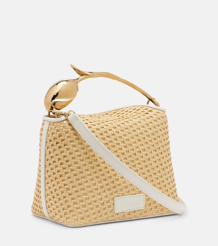 Sac Bloom Mini en raphia et en cuir - Erdem - Modalova