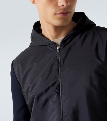 Veste à capuche Tricot en coton mélangé - Moncler - Modalova