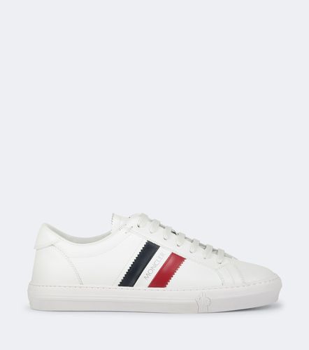 Moncler Baskets New Monaco en cuir - Moncler - Modalova