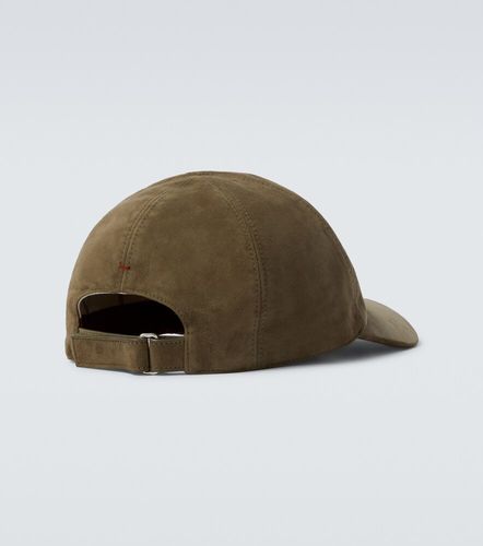 Casquette brodée en daim à logo - Loro Piana - Modalova
