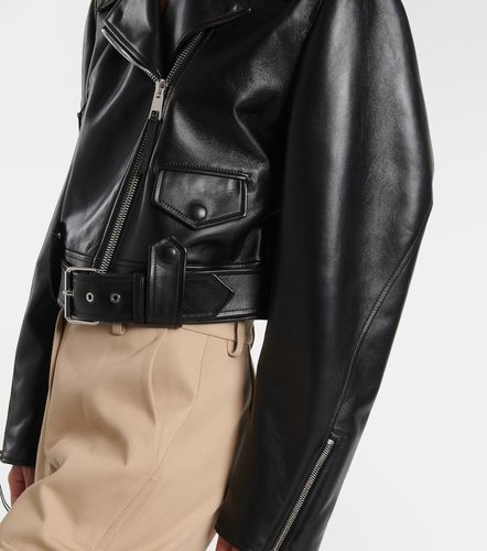 Veste raccourcie Cocoon en cuir - Givenchy - Modalova