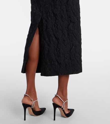 Robe midi en jacquard à fleurs - Erdem - Modalova