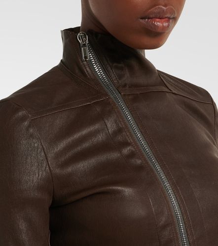 Veste Gary en cuir et coton mélangé - Rick Owens - Modalova