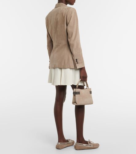 Blazer en daim à ornements - Brunello Cucinelli - Modalova
