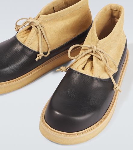 Bottines Desert en daim et cuir - Marni - Modalova