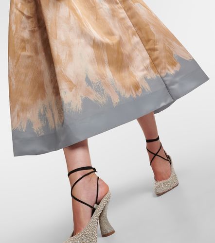 Jupe midi taille haute imprimée - Dries Van Noten - Modalova