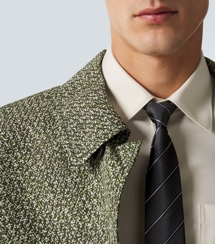 Cravate Horsebit rayée en jacquard de soie - Gucci - Modalova