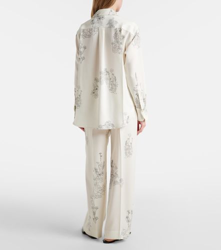 Pantalon ample à fleurs - Victoria Beckham - Modalova