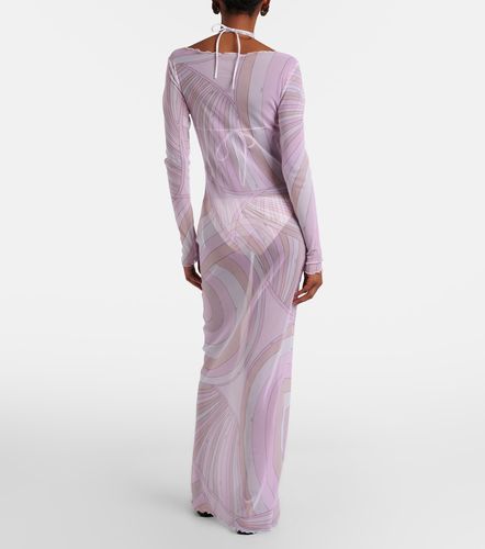 Pucci Robe longue Iride en tulle - Pucci - Modalova