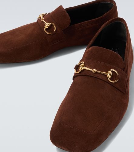 Mocassins Ragazzo Horsebit en daim - Gucci - Modalova