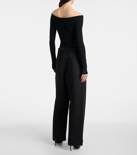 Alaïa Jean droit à taille haute - Alaia - Modalova