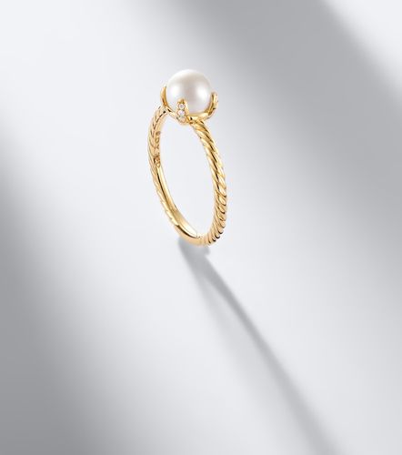 Bague Pearl Classics en or 18 ct, perles d'eau douce et diamants - David Yurman - Modalova