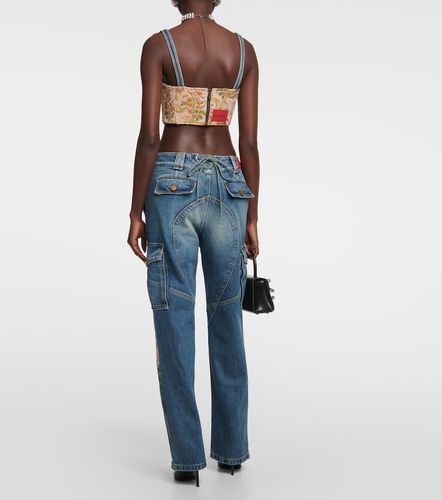Jean flare à sequins - Alessandra Rich - Modalova