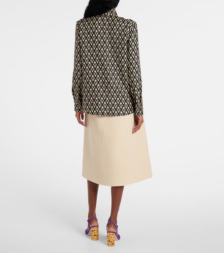 Valentino Chemise Monogram en soie - Valentino - Modalova