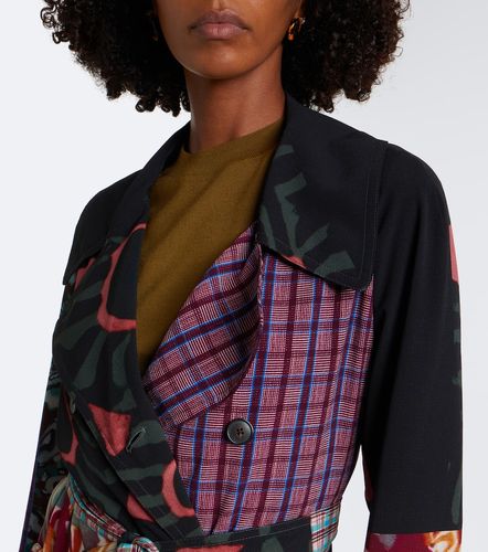 Manteau portefeuille à imprimé - Dries Van Noten - Modalova