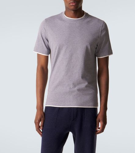 T-shirt en jersey de coton - Brunello Cucinelli - Modalova