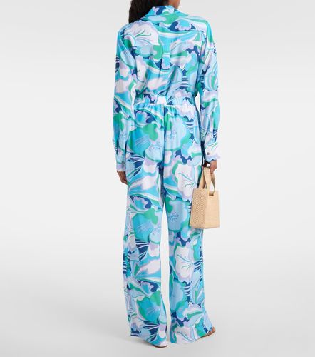 Pantalon ample Olivia à imprimé floral - Melissa Odabash - Modalova