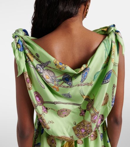 Versace Robe imprimée en soie - Versace - Modalova