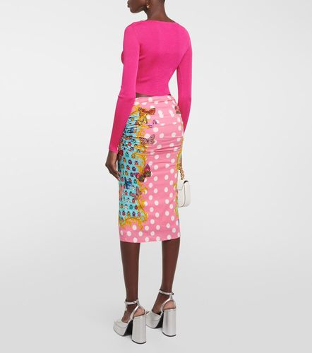 Versace Jupe midi imprimée - Versace - Modalova
